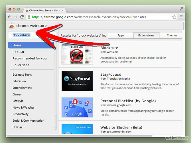 how to unblock a website from avast for mac